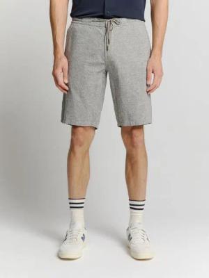 NO EXCESS Chinohose No Excess Leinen Shorts