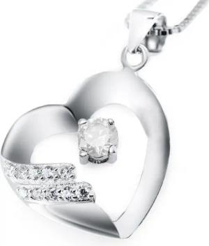 Schmuck-Elfe Kette mit Anhänger Herz Romantik, 925 Sterling Silber
