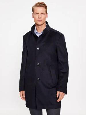 JOOP! Wollmantel 30037689 Dunkelblau Regular Fit