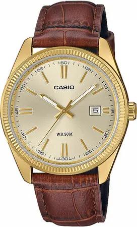 Casio Uhr Timeless Collection MTP-1302PGL-9AVEF Braun