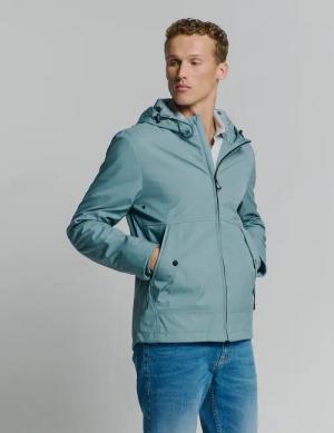 NO EXCESS Kurzjacke "No Excess Jacke mit Kapuze Jacket Mid Long Hooded"
