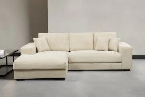 WERK2 Ecksofa "Eden modern und zeitlos, geschmackvolles Sofa, Breite 286cm, L-Form", Design Ecksofa in Cord mit besonders weichem Sitzkomfort