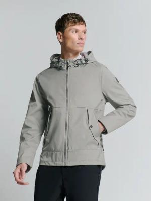 NO EXCESS Kurzjacke "No Excess Jacke mit Kapuze Jacket Mid Long Hooded"