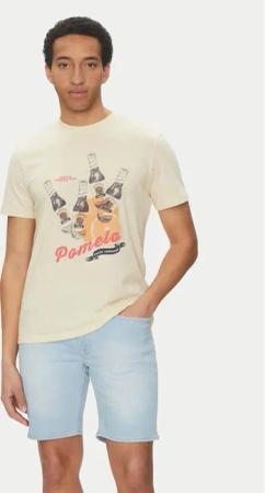 Blend T-Shirt 20718263 Beige Regular Fit