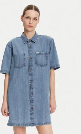 Guess Jeanskleid W5GK99 D5M81 Blau Regular Fit