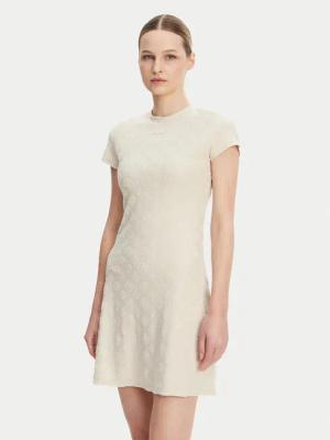 Guess Kleid für den Alltag V5GK07 KCT02 Beige Regular Fit