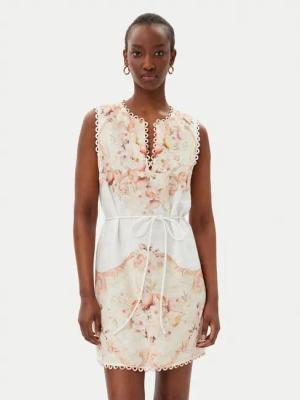 TWINSET Sommerkleid 251TT2441 Beige Regular Fit