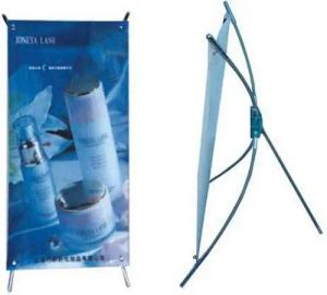 eyepower Standtafel XBanner Messe X-Banner Display 46 x 34 x 15 cm