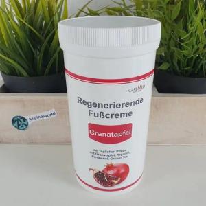 CareMed Products GmbH Fußcreme Regenerierende Fusscreme mit Granatapfel 450 ml mit Spender