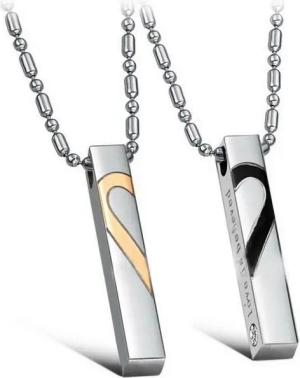 Schmuck-Elfe Partnerkette Stab Herz (Set), 4tlg. Set