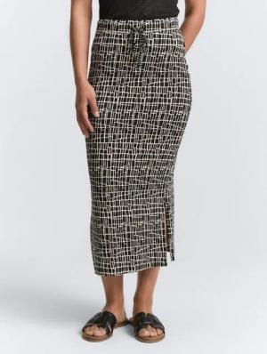 TOM TAILOR Sommerrock Jersey Midi-Rock