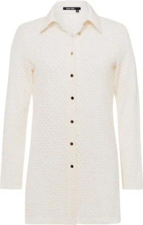 MARC AUREL Hemdbluse Blusen-Jersey creme