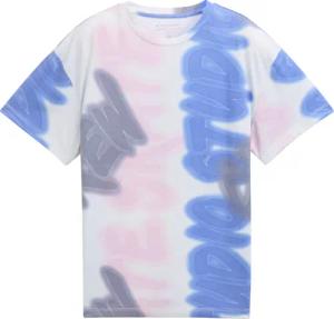 TOM TAILOR Jungen Oversize T-Shirt mit Allover-Print, weiß, Uni, Gr. 176