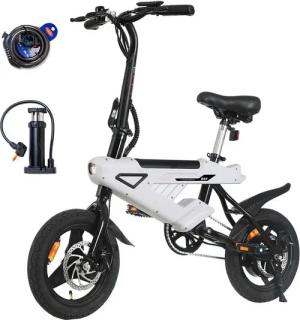 DOTMALL E-Bike Cityrad A01 Velo electrique E-Bike Biegsam 14 Zoll 6,4Ah/36V Akku abnehmbar