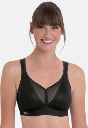 Anita Active Sport-BH "Air Control Delta Pad", doppellagige Cups, Powertüll im Rücken, Schale schmal geschnitten