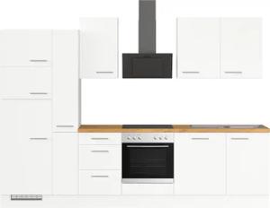 IMPULS KÜCHEN Küchenzeile ""Valencia", Ausrichtung wählbar, Schubkästen mit Soft-Close,", vormontiert, wahlweise mit E-Geräten, Breite 310 cm