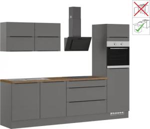 IMPULS KÜCHEN Küchenzeile ""Toledo", Ausrichtung wählbar, Schubkästen mit Soft-Close,", vormontiert, wahlweise mit E-Geräten, Breite 280 cm