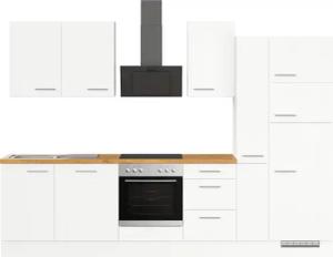 IMPULS KÜCHEN Küchenzeile ""Valencia", Ausrichtung wählbar, Schubkästen mit Soft-Close,", vormontiert, wahlweise mit E-Geräten, Breite 310 cm