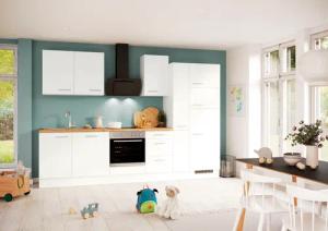IMPULS KÜCHEN Küchenzeile ""Valencia", Ausrichtung wählbar, Schubkästen mit Soft-Close,", vormontiert, wahlweise mit E-Geräten, Breite 310 cm