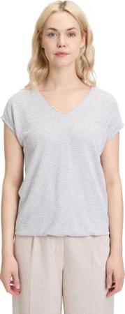 Betty&Co Kurzarmshirt "Betty & Co Strukturshirt mit Gummizug", (1 tlg.), Material