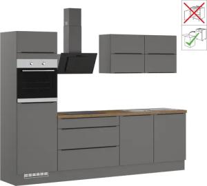 IMPULS KÜCHEN Küchenzeile ""Toledo", Ausrichtung wählbar, Schubkästen mit Soft-Close,", vormontiert, wahlweise mit E-Geräten, Breite 280 cm