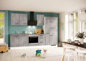 IMPULS KÜCHEN Küchenzeile ""Valencia", Ausrichtung wählbar, Schubkästen mit Soft-Close,", vormontiert, wahlweise mit E-Geräten, Breite 310 cm
