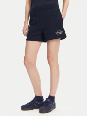 Tommy Hilfiger Sportshorts WW0WW45518 Dunkelblau Regular Fit