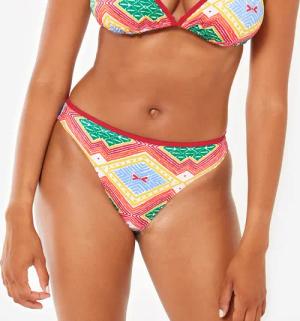 Bikini-Hose Damen Surfen Nina Sangria rot
