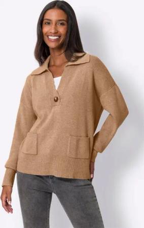 heine Strickpullover Polopullover