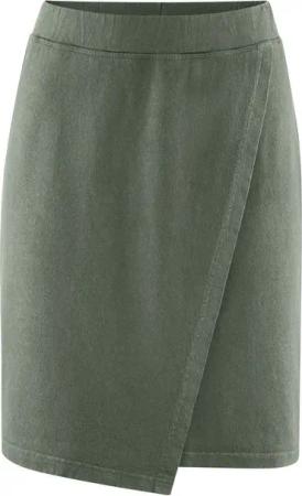 HempAge Sommerrock DH138 skirt Knielanger Rock mit Faltenoptik
