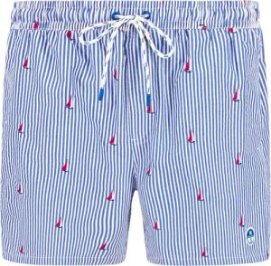 NORTH SAILS Herren Badeshorts blau Gemustert,Gestreift