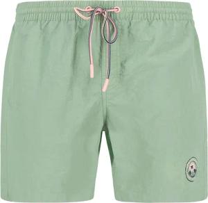 N.Z.A. Herren Badeshorts grün unifarben