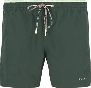 N.Z.A. Herren Badeshorts grün unifarben