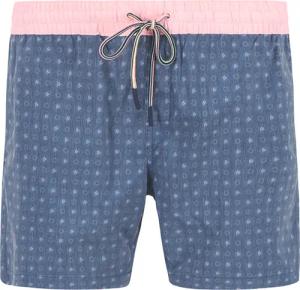 N.Z.A. Herren Badeshorts blau Gemustert