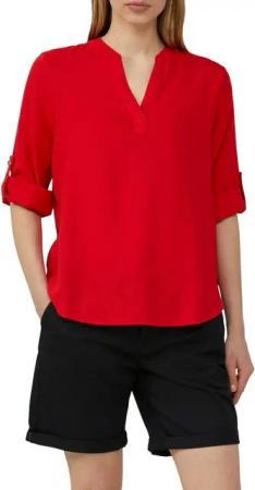 s.Oliver Klassische Bluse mit Turn-up