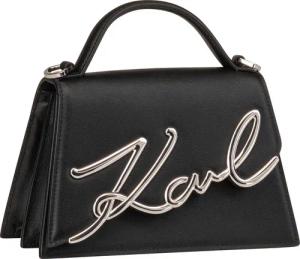 Karl Lagerfeld K/Signature 2.0 SM Crossbody  in Schwarz (3 Liter), Handtasche