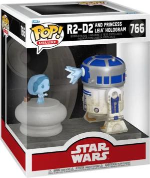Star Wars - R2-D2 and Princess Leia Hologram (Pop! Deluxe) Vinyl Figur 766 - Funko Pop! Figur - Funko Shop Deutschland - Lizenzierter Fanartikel