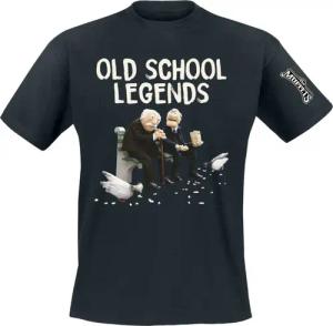 Die Muppets T-Shirt - Statler und Waldorf - Old School Legends - M bis L - für Männer - Größe M - schwarz  - Lizenzierter Fanartikel
