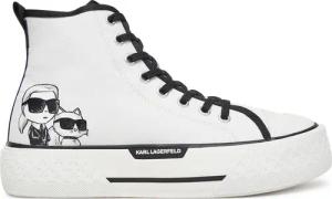 KARL LAGERFELD Sneakers aus Stoff KL60654T Weiß