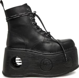 NEW ROCK Stiefeletten M-MILI083CCT-C18 Schwarz