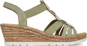 Rieker Sandalen 619B2-52 Grün