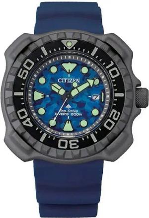 Citizen Solaruhr, Citizen Promaster Eco-Drive Herren-Taucheruhr Titan Blau BN0227-09L