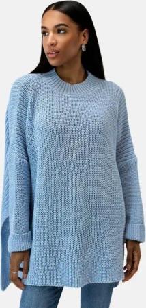 Elara Strickpullover Elara Damen Strickpullover Runderkragen (1-tlg)