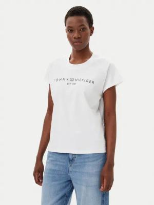 Tommy Hilfiger T-Shirt WW0WW46113 Weiß Regular Fit