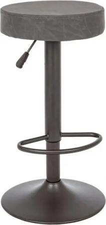 Bizzotto Barhocker Barhocker Piper 2er-Set aus Kunstleder, Dunkelgrau, Der Barhocker ist höhenverstellbar