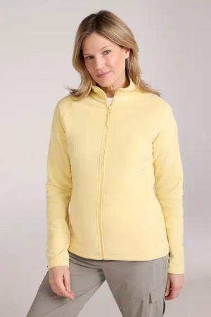 Raso Damen-Fleecejacke - Gelb