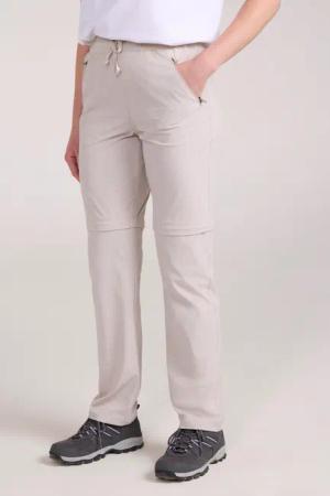 Explore Damen Zip-Off Hose - Beige