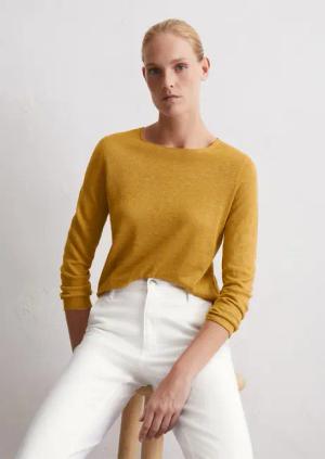 Feinstrick-Pullover slim
