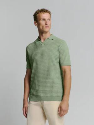 NO EXCESS T-Shirt "No Excess Poloshirt mit kurzen Ärmeln"