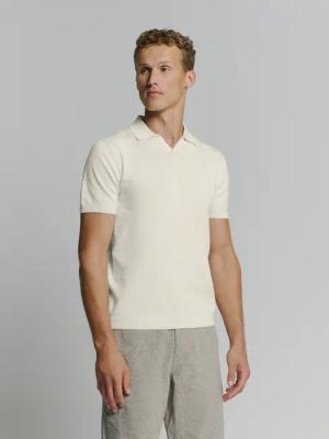 NO EXCESS T-Shirt "No Excess Poloshirt mit kurzen Ärmeln"